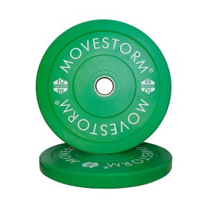 Movestorm Echo color bumper plates Olympic rubber plates