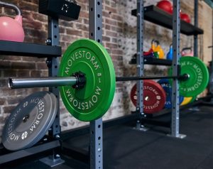 Movestorm Echo color bumper plates Olympic rubber plates