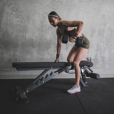 Movestorm Hexa Dumbbell rubber hex dumbbells