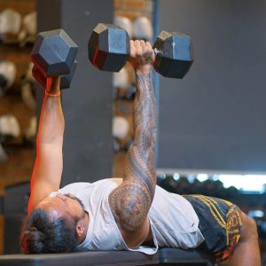 Movestorm Hexa Dumbbell rubber hex dumbbells