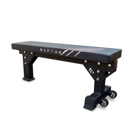 main picture movestorm raptor flat bench Movestorm Raptor Flat Bench heavy-duty strength training bench with steel frame and premium padding