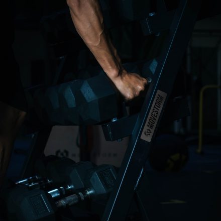 Movestorm Echo Hexa Dumbbell Rack 3-tier dumbbell storage