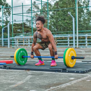 Echo Color Bumper Plate – color-coded rubber weight plate with steel hub