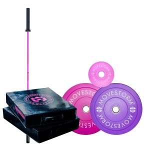 love bumper plate and women bar magenta gallery