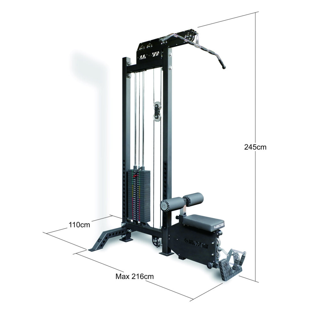 Movestorm RAPTOR Lat Pulldown Machine with weight stack